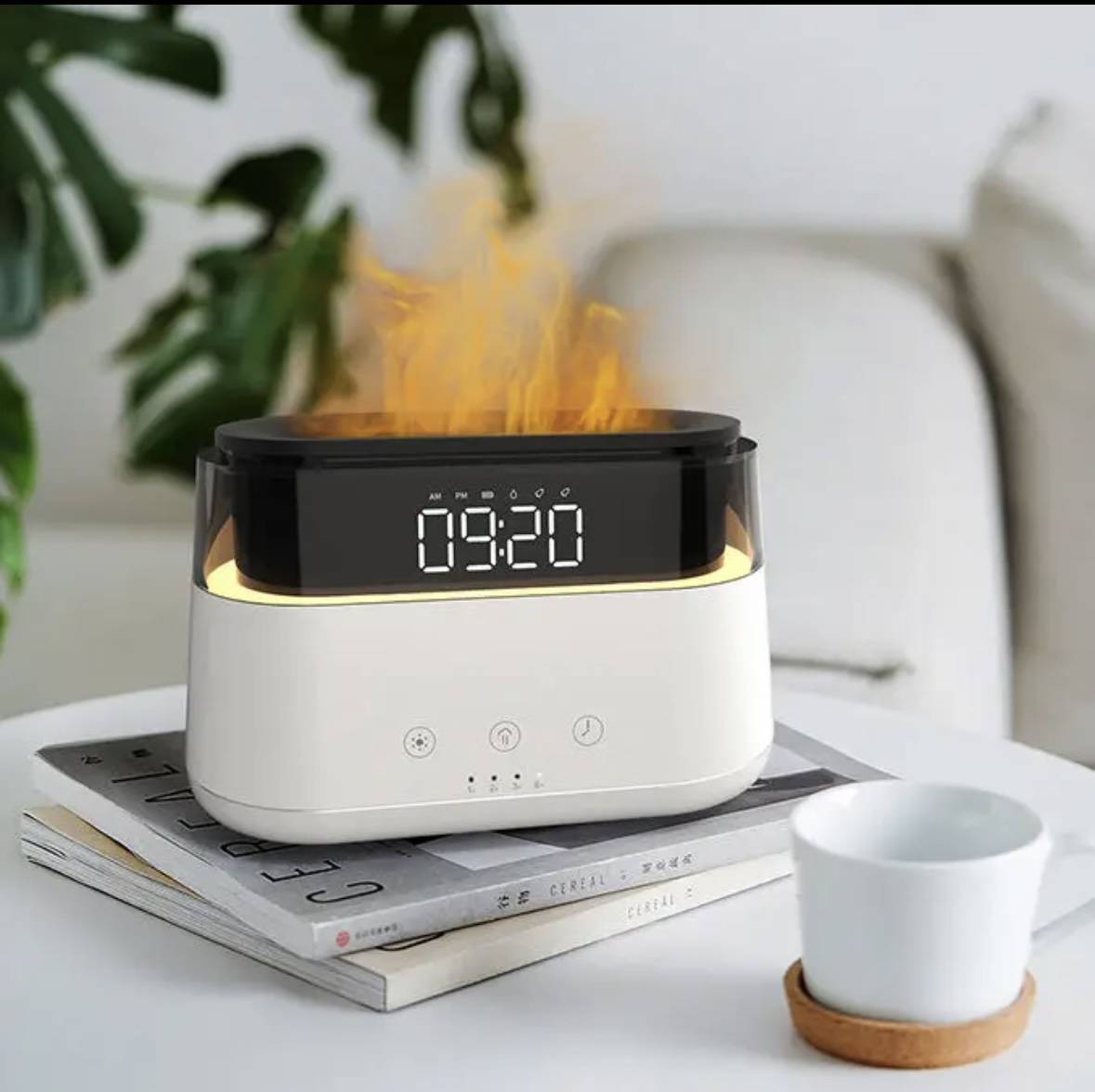 Difusor reloj lampara